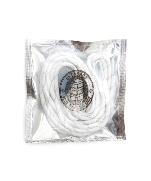 HIGHTIDE（ハイタイド）の「GETABACO ゲタバコ ROPE LACES REFLECT 120cm ロープレース リフレクト 120cm 靴紐（シューズアクセサリー・レディース・ホワイト/ブラック・FREE）」の16枚目の写真