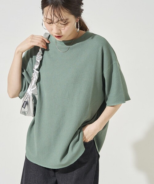 セール】限定展開 ミニワッフル 半袖 Tシャツ（Tシャツ/カットソー