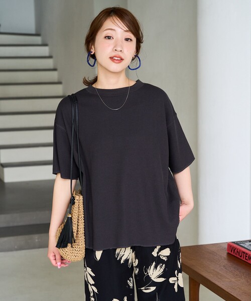 ボックスミニワッフル半袖Tシャツ ボックスミニワッフル半袖Tシャツ｜Tシャツ｜ニコル公式通販
