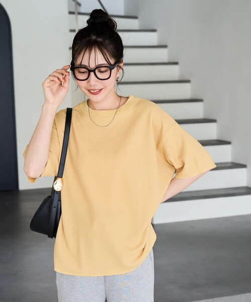 セール】限定展開 ミニワッフル 半袖 Tシャツ（Tシャツ/カットソー