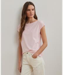 Tシャツ・カットソー Ralph Lauren セール】 ビーデッドロゴ コットン ジャージー Tシャツ （T