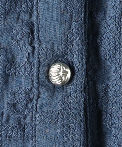Right-on(ライトオン)の「Other(ソノタ)【レディース】「インド刺繍」ノースリーブシャツ(その他トップス・レディース・ブルー/ダークグレー・M/L)」の15枚目の写真