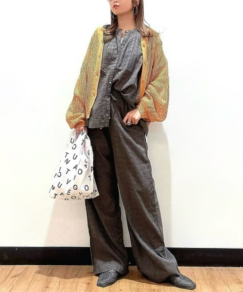 Right-on(ライトオン)の「Other(ソノタ)【レディース】「インド刺繍」ノースリーブシャツ(その他トップス・レディース・ブルー/ダークグレー・M/L)」の21枚目の写真