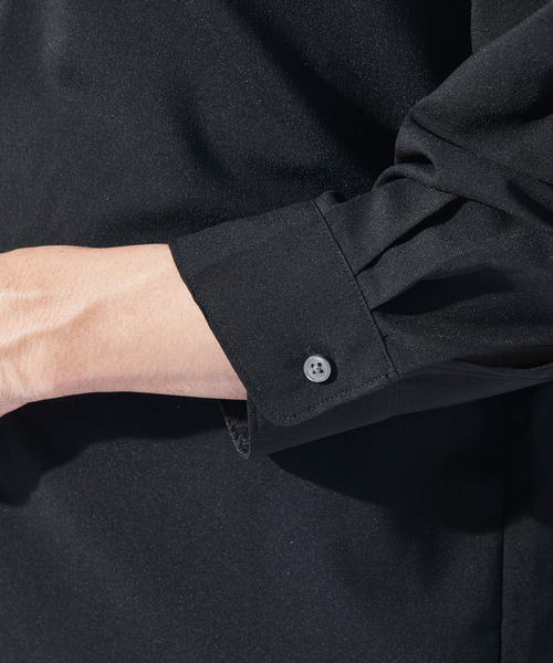 ABAHOUSE GRAY(アバハウスグレイ)の「【リネンタッチ】7分袖シャツ(シャツ/ブラウス・メンズ・ホワイト/パープル/ブラック/サックスブルー/モカ/セージグリーン・46/48/50)」の12枚目の写真