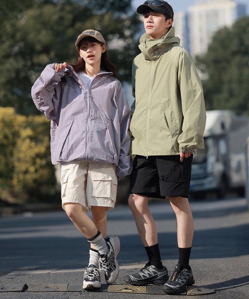 THE AMPAL CREATIVE / ナイロンJKT /フード付き