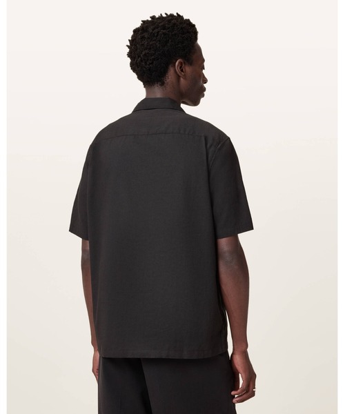 ALLSAINTS(オールセインツ)の「SCRIPTURE SHORT SLEEVE TEXTURED SHIRT | SCRIPTURE 半袖 テクスチャード シャツ(シャツ/ブラウス・メンズ・ブラック・XS/S/M/L)」の5枚目の写真