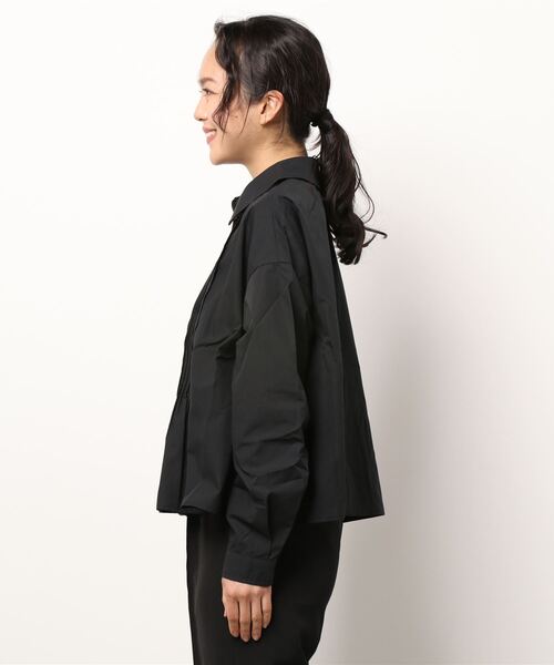 mizuiro ind ブラック長袖シャツ