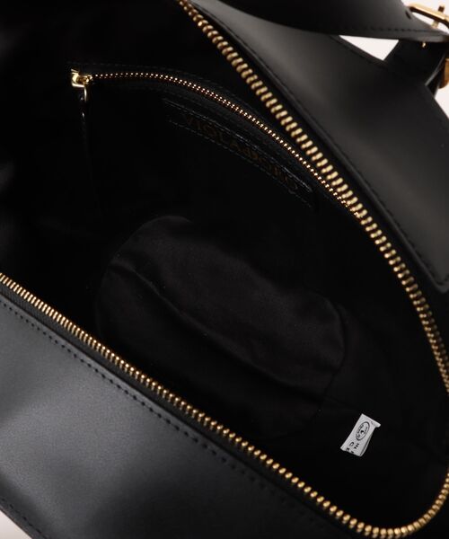 VIOLAd'ORO(ヴィオラドーロ)の「【VIOLAd'ORO】アバカレザーカゴバッグ MIRO/ V-8844(かごバッグ・レディース・ホワイト系その他/ブラック系その他・FREE)」の8枚目の写真