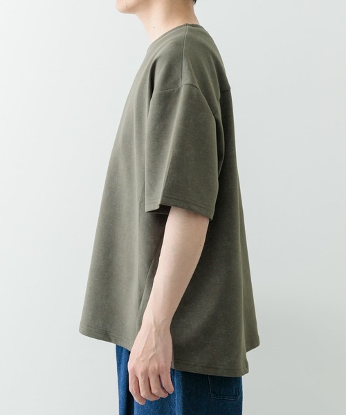 ITEMS URBANRESEARCH(アイテムズ アーバンリサーチ)の「ワンポイント刺繍フェードポンチtops(Tシャツ/カットソー・メンズ・カーキ/ネイビー/ブラック・LARGE/MEDIUM)」の5枚目の写真