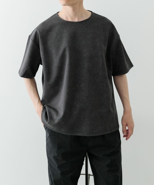ITEMS URBANRESEARCH(アイテムズ アーバンリサーチ)の「ワンポイント刺繍フェードポンチtops(Tシャツ/カットソー・メンズ・カーキ/ネイビー/ブラック・LARGE/MEDIUM)」の15枚目の写真