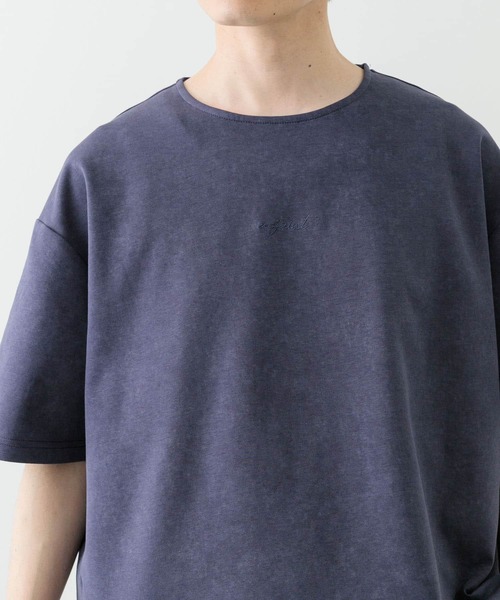 ITEMS URBANRESEARCH(アイテムズ アーバンリサーチ)の「ワンポイント刺繍フェードポンチtops(Tシャツ/カットソー・メンズ・カーキ/ネイビー/ブラック・LARGE/MEDIUM)」の20枚目の写真