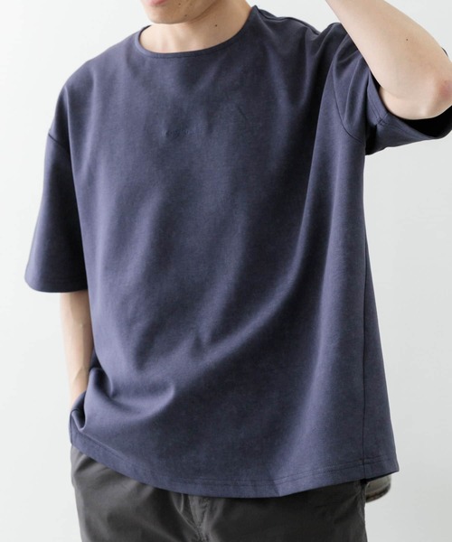 ITEMS URBANRESEARCH(アイテムズ アーバンリサーチ)の「ワンポイント刺繍フェードポンチtops(Tシャツ/カットソー・メンズ・カーキ/ネイビー/ブラック・LARGE/MEDIUM)」の21枚目の写真