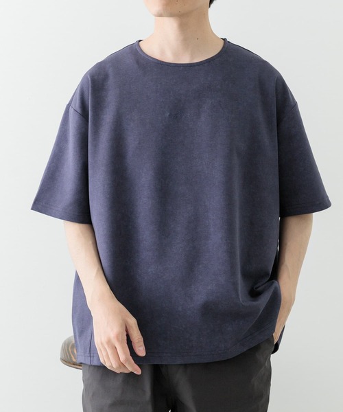 ITEMS URBANRESEARCH(アイテムズ アーバンリサーチ)の「ワンポイント刺繍フェードポンチtops(Tシャツ/カットソー・メンズ・カーキ/ネイビー/ブラック・LARGE/MEDIUM)」の22枚目の写真