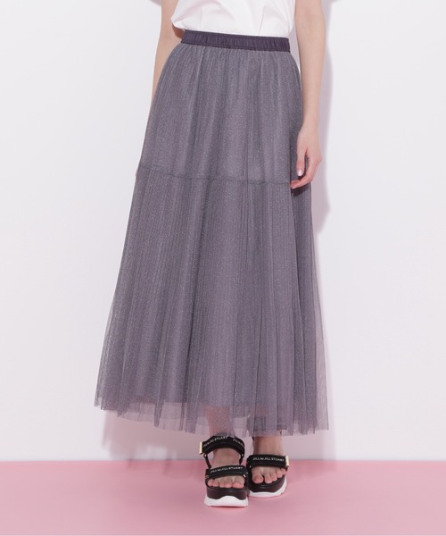 JILL by JILL STUART(ジルバイジルスチュアート)の「◇ボリュームティアードチュールスカート(スカート・レディース・ホワイト/ブルー/グレー系その他/ピンク・FREE)」の14枚目の写真