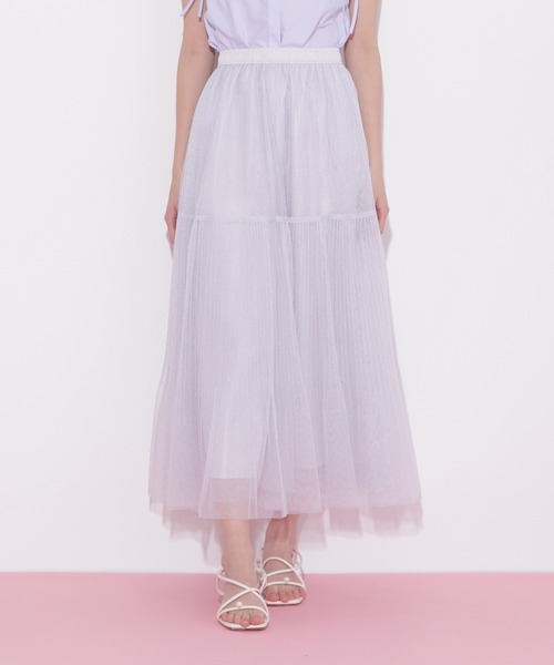 すぐ届く 可愛い【JILL by JILL】ティアード チュール スカート JILL by JILL STUART｜ティアードチュールスカート | Rakuten