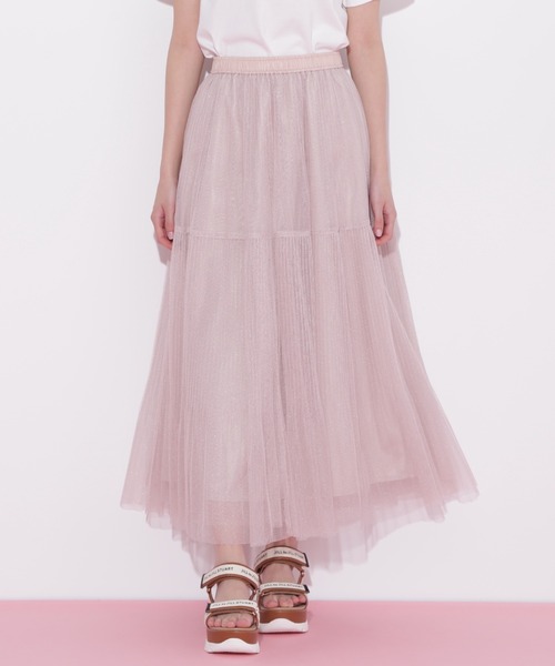 JILL by JILL STUART(ジルバイジルスチュアート)の「◇ボリュームティアードチュールスカート(スカート・レディース・ホワイト/ブルー/グレー系その他/ピンク・FREE)」の20枚目の写真