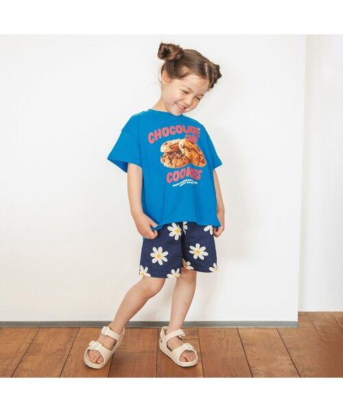 BREEZE（ブリーズ）の「【ジュニア対応】スナック&フルーツ半袖Tシャツ（Tシャツ/カットソー・キッズ・オフホワイト/ブルー/チャコール/グリーン・110/100/90/80/140/130/120）」の12枚目の写真