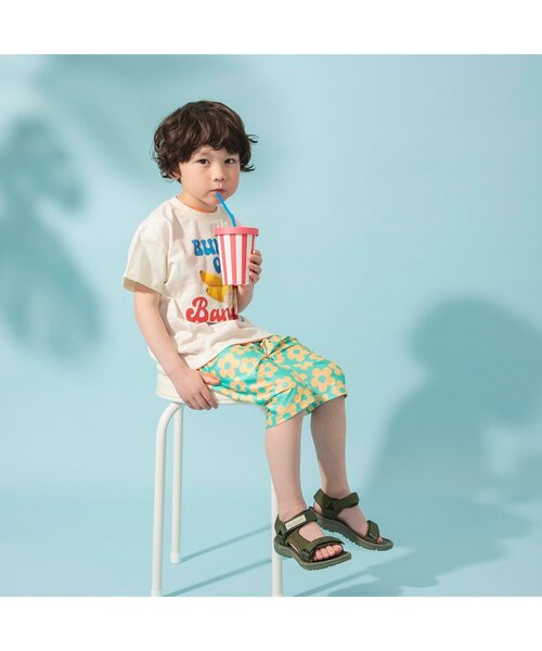 BREEZE（ブリーズ）の「【ジュニア対応】スナック&フルーツ半袖Tシャツ（Tシャツ/カットソー・キッズ・オフホワイト/ブルー/チャコール/グリーン・110/100/90/80/140/130/120）」の18枚目の写真