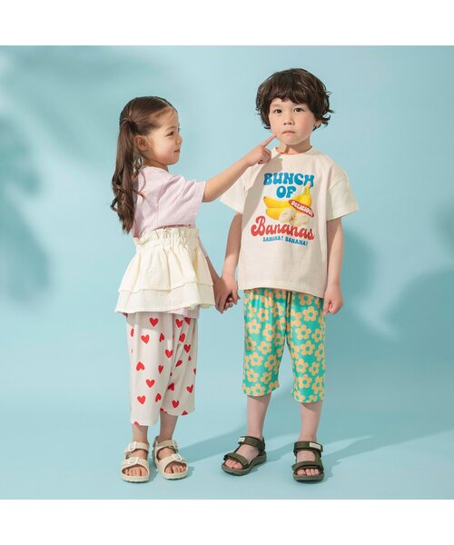 BREEZE（ブリーズ）の「【ジュニア対応】スナック&フルーツ半袖Tシャツ（Tシャツ/カットソー・キッズ・オフホワイト/ブルー/チャコール/グリーン・110/100/90/80/140/130/120）」の19枚目の写真