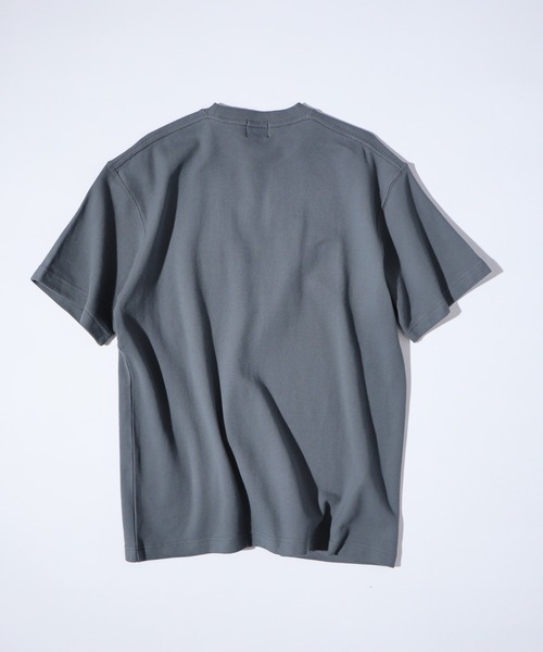 BIG MIKE(ビッグマイク)の「BIG MIKE 鹿の子 サングラスポケット TEEシャツ ポケットTシャツ(Tシャツ/カットソー・メンズ・チャコール/ナチュラル・L/XL/M)」の9枚目の写真