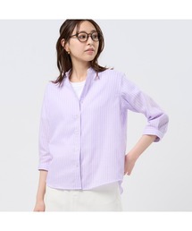 TOKYO SHIRTS | 【Pitta Re:)】ふわっとガーゼシャツ 七分袖 綿100% レディースカジュアルシャツ(シャツ/ブラウス)