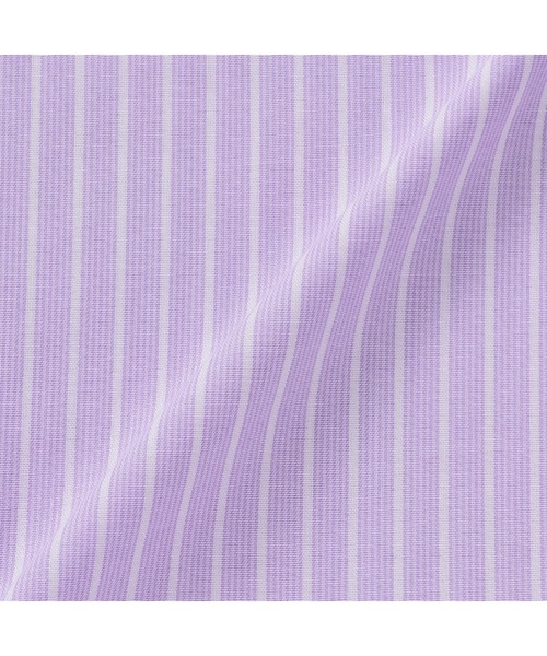 TOKYO SHIRTS（トウキョウシャツ）の「【Pitta Re:)】ふわっとガーゼシャツ 七分袖 綿100% レディースカジュアルシャツ（シャツ/ブラウス・レディース・パープル・S/M/L/LL）」の2枚目の写真