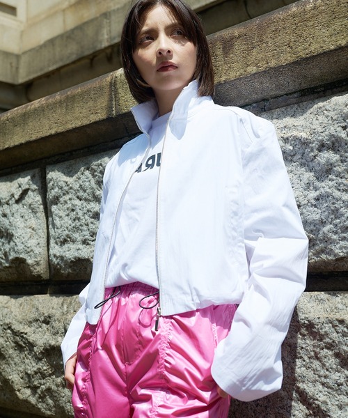 DURAS(デュラス)の「スタンドネックドロストブルゾン(ブルゾン・レディース・ブラック/ホワイト/ブルー・FREE)」の2枚目の写真