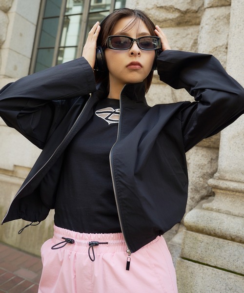 DURAS(デュラス)の「スタンドネックドロストブルゾン(ブルゾン・レディース・ブラック/ホワイト/ブルー・FREE)」の5枚目の写真