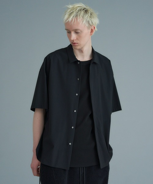 onegravity(ワングラビティ)の「onegravity / トリコット オーバーレイヤーシャツ(シャツ/ブラウス・メンズ・ブラック・SMALL/MEDIUM/LARGE/X-LARGE)」の1枚目の写真