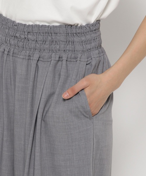 LEPSIM（レプシィム）の「スラックスギャザーWフレアパンツ　290494（その他パンツ・レディース・ブラック/グレー/ネイビー/グレイッシュベージュ・FREE）」の20枚目の写真