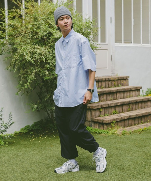 RAGEBLUE（レイジブルー）の「アソート/オーバーサイズアセテートシャツ/ストライプシャツ（シャツ/ブラウス・メンズ・ライトブルー/ブルー/ネイビー/ホワイト・FREE/MEDIUM）」の13枚目の写真