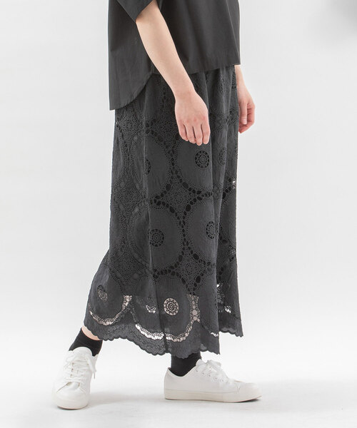 【お値下げ中！】kujaku L-586 総刺繍レーススカート 23aw 2_000000020065.jpg?1680063436