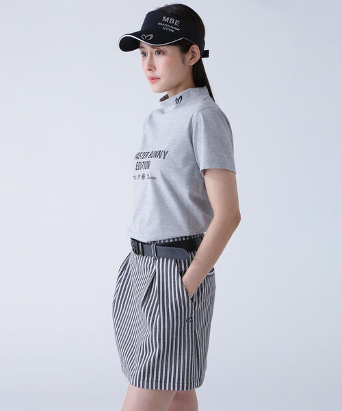 MASTER BUNNY EDITION】リバーシブルメッシュ半袖モックネック