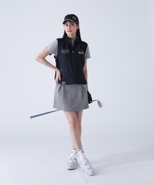 MASTER BUNNY EDITION】リバーシブルメッシュ半袖モックネック