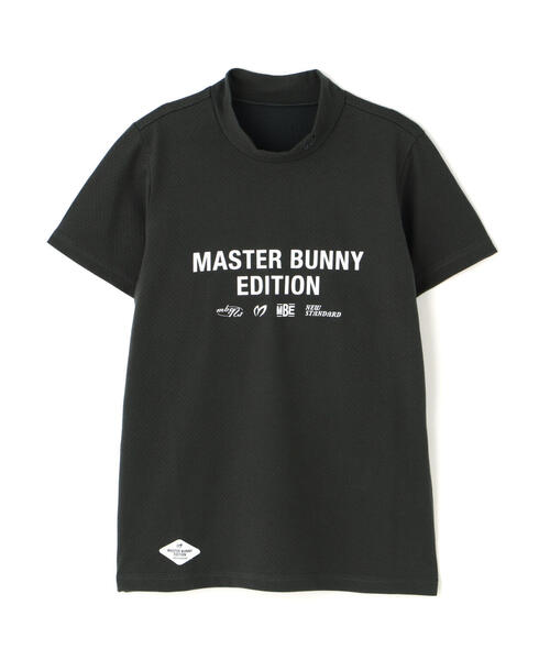 tシャツ 「MASTER BUNNY EDITION」リバーシブルメッシュ半袖モックネックカットソー レディース MASTER BUNNY EDITION tシャツ 「MASTER EDITION」リバーシブル