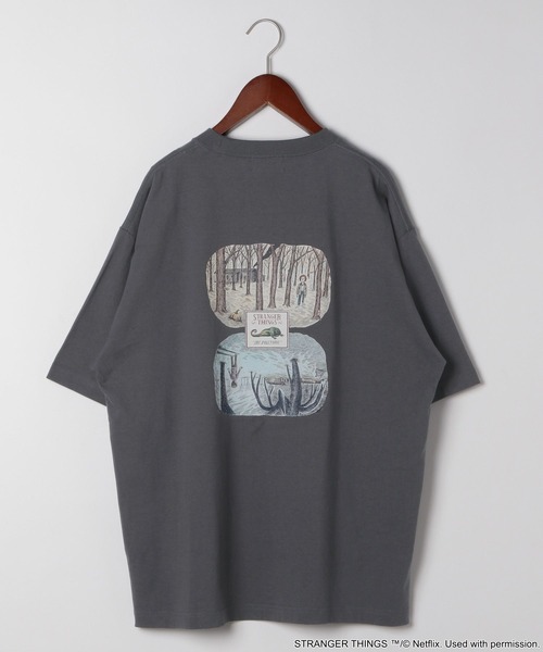 ニコアンド 【STRANGER THINGS】コラボ T セール】【STRANGER THINGS】コラボ プリントTシャツ Season 2
