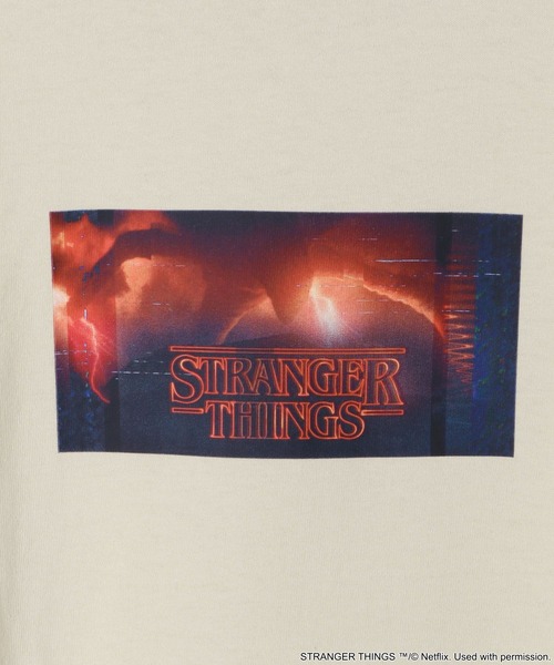 niko and...(ニコアンド)の「【STRANGER THINGS】コラボ プリントTシャツ Season 1(Tシャツ/カットソー・メンズ・アイボリー/チャコール/ブラック/ライトブルー・LARGE/MEDIUM)」の5枚目の写真