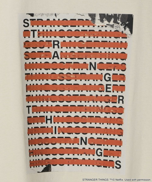 niko and...(ニコアンド)の「【STRANGER THINGS】コラボ プリントTシャツ Season 1(Tシャツ/カットソー・メンズ・アイボリー/チャコール/ブラック/ライトブルー・LARGE/MEDIUM)」の6枚目の写真
