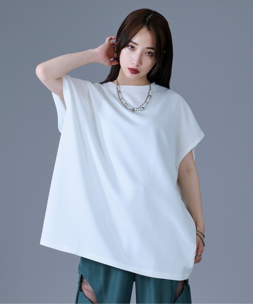 Ellno Loset（エルノロゼット）の「スネーク刺繍ノースリーブTシャツ（Tシャツ/カットソー・メンズ・オフホワイト/ブラック・SMALL/MEDIUM/LARGE）」の4枚目の写真