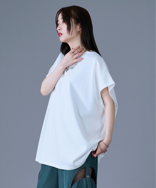Ellno Loset（エルノロゼット）の「スネーク刺繍ノースリーブTシャツ（Tシャツ/カットソー・メンズ・オフホワイト/ブラック・SMALL/MEDIUM/LARGE）」の5枚目の写真
