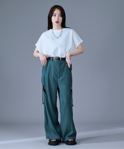 Ellno Loset（エルノロゼット）の「スネーク刺繍ノースリーブTシャツ（Tシャツ/カットソー・メンズ・オフホワイト/ブラック・SMALL/MEDIUM/LARGE）」の7枚目の写真