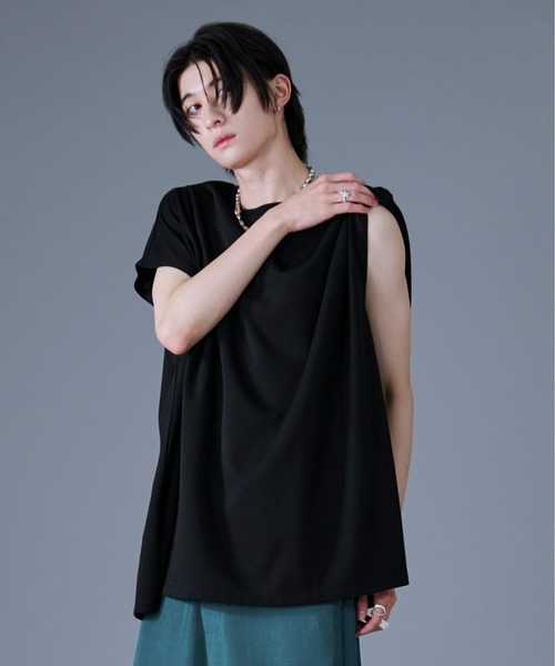 スネーク刺繍ノースリーブTシャツ（Tシャツ/カットソー）｜Ellno Loset