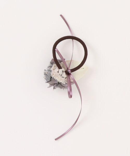 m.soeur（エムスール）の「アジサイの花束ヘアゴム（ヘアゴム・レディース・グレー/ブルー/ブラック・FREE）」の10枚目の写真