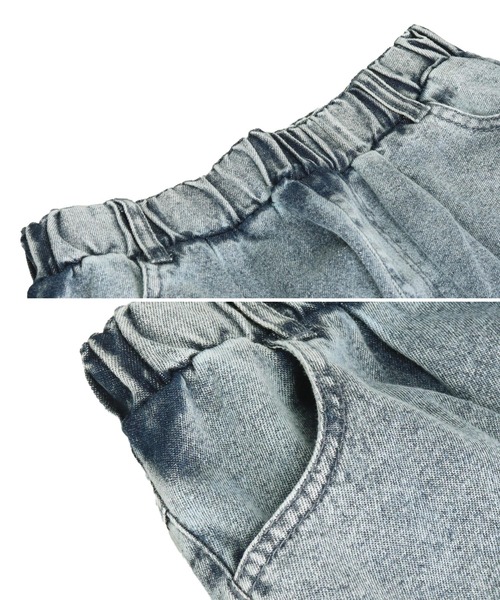 セール】ハートペイントデニムワイドパンツ（デニムパンツ）｜ANAP