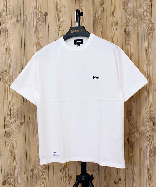 Schott(ショット)の「T-SHIRT ARCHIVE TAG(Tシャツ/カットソー・メンズ・ブラック/グレー/ホワイト・L/XL/XXL/M)」の4枚目の写真