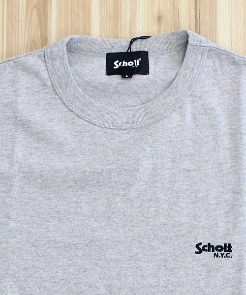Schott(ショット)の「T-SHIRT ARCHIVE TAG(Tシャツ/カットソー・メンズ・ブラック/グレー/ホワイト・L/XL/XXL/M)」の14枚目の写真