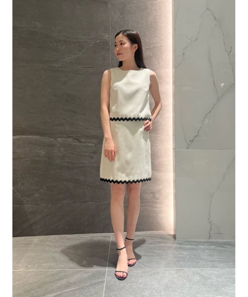 ESTNATION（エストネーション）の「ESTNATION / バイカラー スカート（スカート・レディース・ブラック/オフホワイト・36/38）」の11枚目の写真