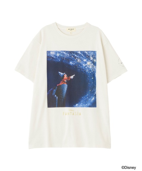 Disney(ディズニー)の「《Disney Collection》FANTASIA / MICKEY MOUSE / FILM MAGIC T-SHIRT / AVIREX WOMAN(Tシャツ/カットソー・レディース・チャコール/オフホワイト・FREE)」の17枚目の写真