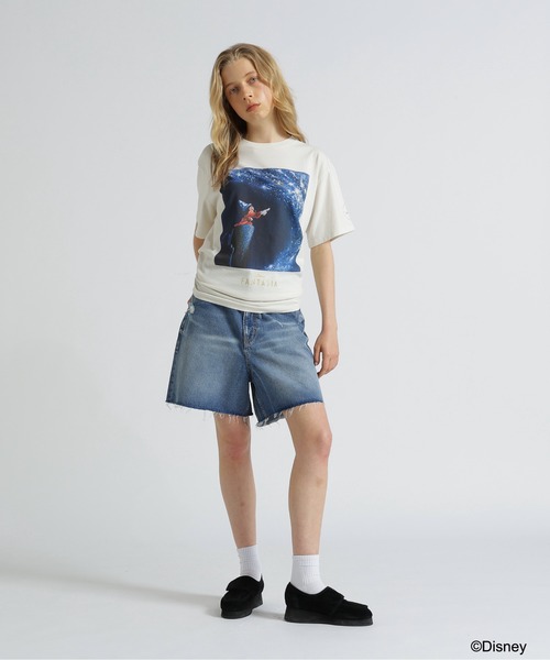 Disney(ディズニー)の「《Disney Collection》FANTASIA / MICKEY MOUSE / FILM MAGIC T-SHIRT / AVIREX WOMAN(Tシャツ/カットソー・レディース・チャコール/オフホワイト・FREE)」の15枚目の写真