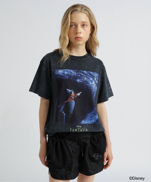 Disney(ディズニー)の「《Disney Collection》FANTASIA / MICKEY MOUSE / FILM MAGIC T-SHIRT / AVIREX WOMAN(Tシャツ/カットソー・レディース・チャコール/オフホワイト・FREE)」の20枚目の写真